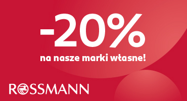 -20% na  marki własne Rossmanna