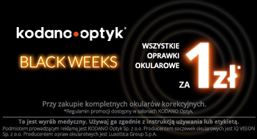 Black Weeks w KODANO Optyk! 