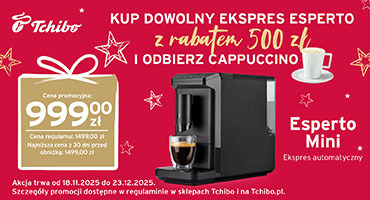 Ekspresy w super cenach w Tchibo!