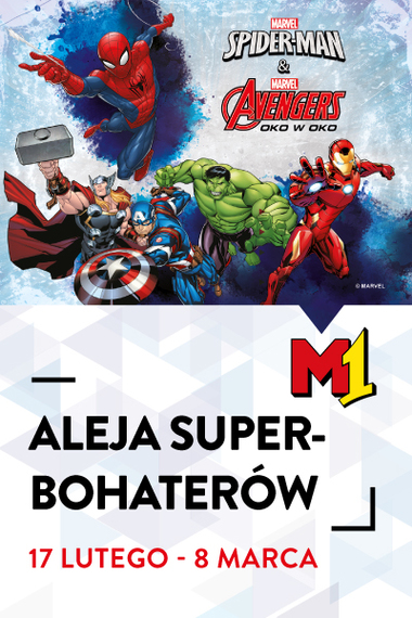 Wystawa Avengersów w M1 Czeladź