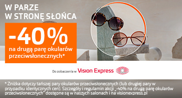 -40% na okulary przeciwsłoneczne