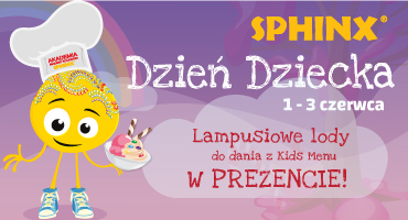 „Lampusiowe Lody” dla dzieci w Sphinx
