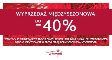 Wyprzedaż w salonie TRIUMPH 