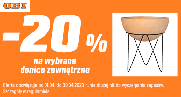 Aktualna promocja w  OBI- donice