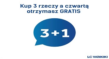 Kup 3 rzeczy a czwartą otrzymasz gratis w LC Waikiki w M1 Marki!
