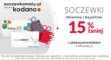 Soczewki 15% taniej