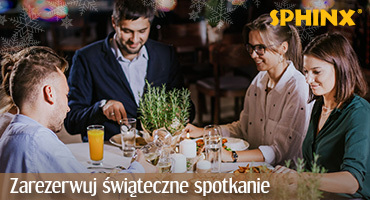 Świąteczne spotkania w restauracjach Sphinx w M1 Marki! 