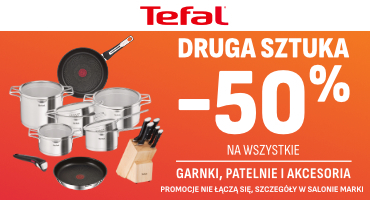 DRUGA SZTUKA -50% na  garnki, 