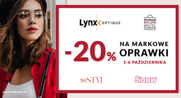 -20% na markowe oprawy w Lynx Optique w M1 Marki!
