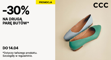 -30% na drugą tańszą parę butów  