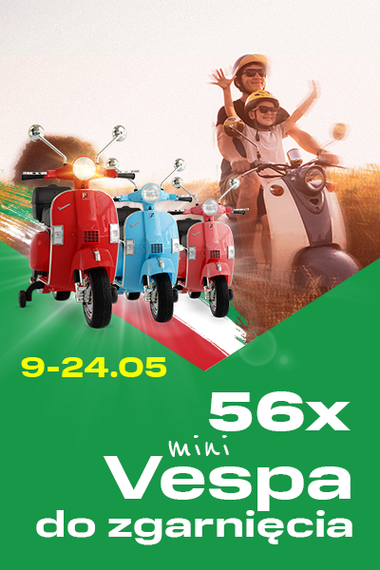 TU Wygrasz mini Vespę