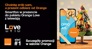 Orange choinka