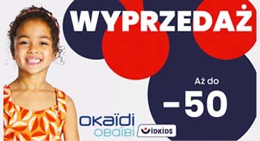 Wyprzedaż aż do -50% w Okaidi!