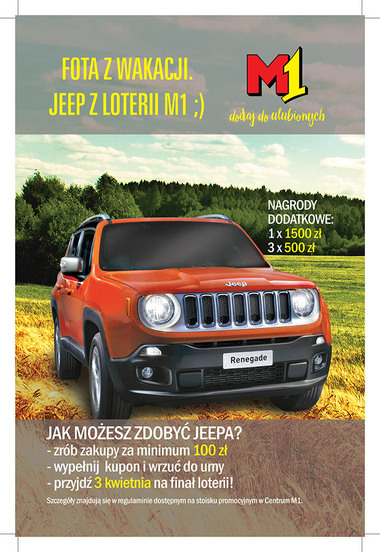 Jeep® Renegade do wygrania