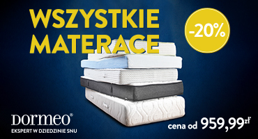 20% rabatu na materace