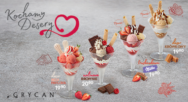 GRYCAN - Nowe desery lodowe!