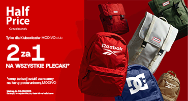 HalfPrice  - 2za1 na plecaki