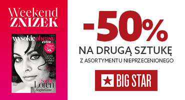 WEEKEND ZNIŻEK  W BIG STAR 