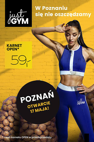 Just Gym - otwarcie 17 maja