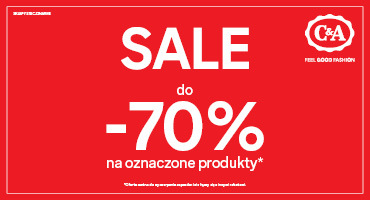 LETNIA WYPRZEDAŻ! Do -70% na oznakowane produkty w C&A w M1 Marki!