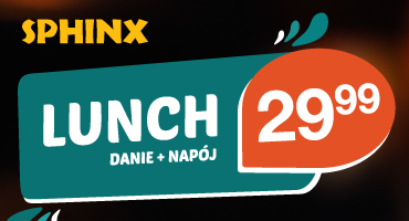 NOWY LUNCH ZA 29,99zł  