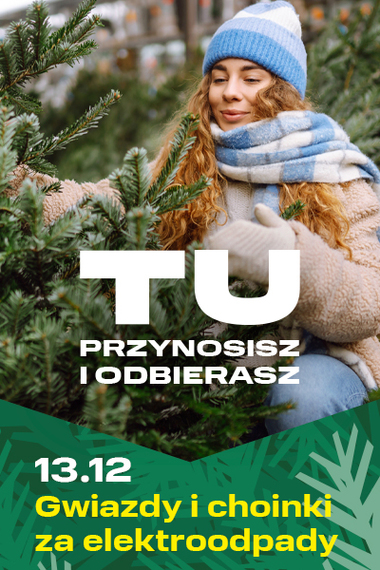 Gwiazdy i choinki za elektroodpady