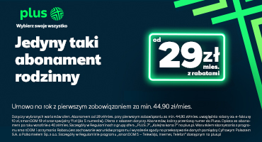 abonament rodzinny już od 29zł