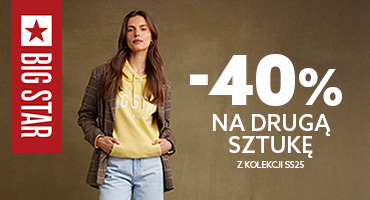 – 40 % NA DRUGĄ SZTUKĘ 