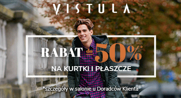 Do -50% na kurtki i płaszcze w salonie VISTULA w M1 Marki!