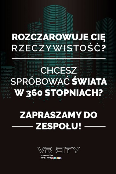Praca w wirtualnej rzeczywistości!