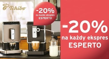 - 20%  na każdy ekspres Esperto 