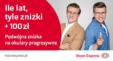 Ile lat, tyle zniżki + 100 zł w Vision Express w M1 Marki!