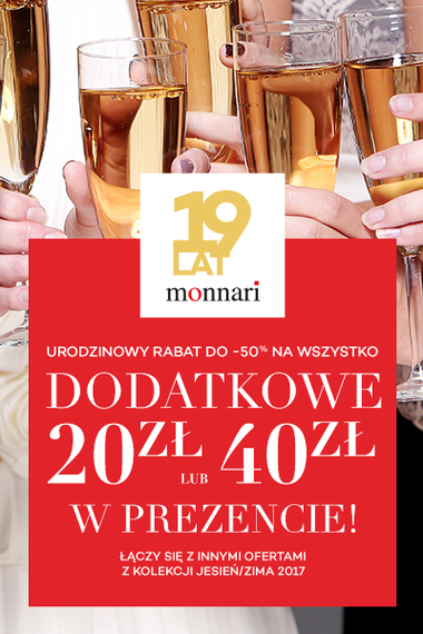 Monnari świętuje 19 urodziny 