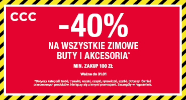  -40% na całą kolekcję zimową