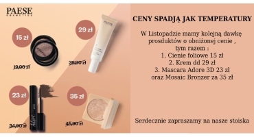 CENY SPADAJĄ JAK TEMPERATURY
