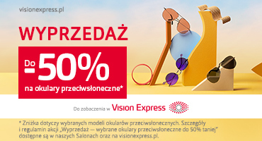 Okulary przeciwsłoneczne do -50%