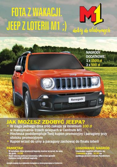 Jeep® Renegade do wygrania