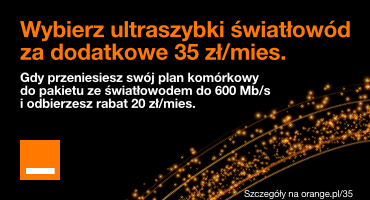 Światłowód jakości Orange 