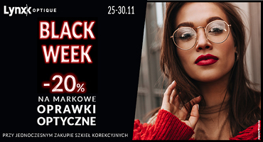BLACK WEEK w Lynx Optique w M1 Marki!