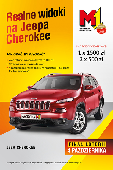 Jeep® Cherokee do wygrania w M1