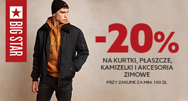 -20% NA KURTKI, PŁASZCZE