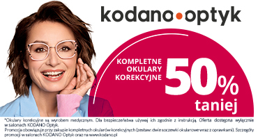 Kompletne okulary korekcyjne - 50%