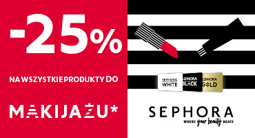 Twoje ulubione produkty i fantastyczne nowości makijażowe do 31 grudnia z Kartą Klubu Sephora aż 25% taniej!