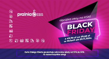 Black Friday w Pralnia EBS!