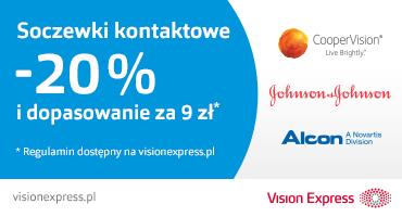 -20% zniżki na soczewki Vision Express w M1 Marki!