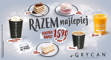 pyszne domowe ciastka w połączeniu z wybranymi napojami będą dostępne na wynos w promocyjnej cenie 15,90 zł.
